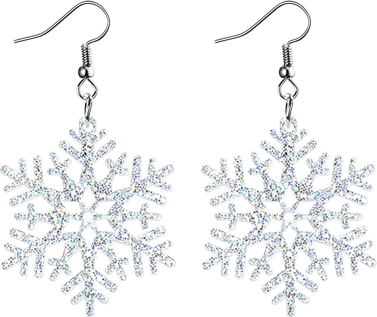 Christmas Earrings for Women Cute Funny Acrylic Christmas Santa Claus Tree Cat Dinosaur Earrings Xmas New Year Party Holiday Earring - 我的商店我的商店我的商店