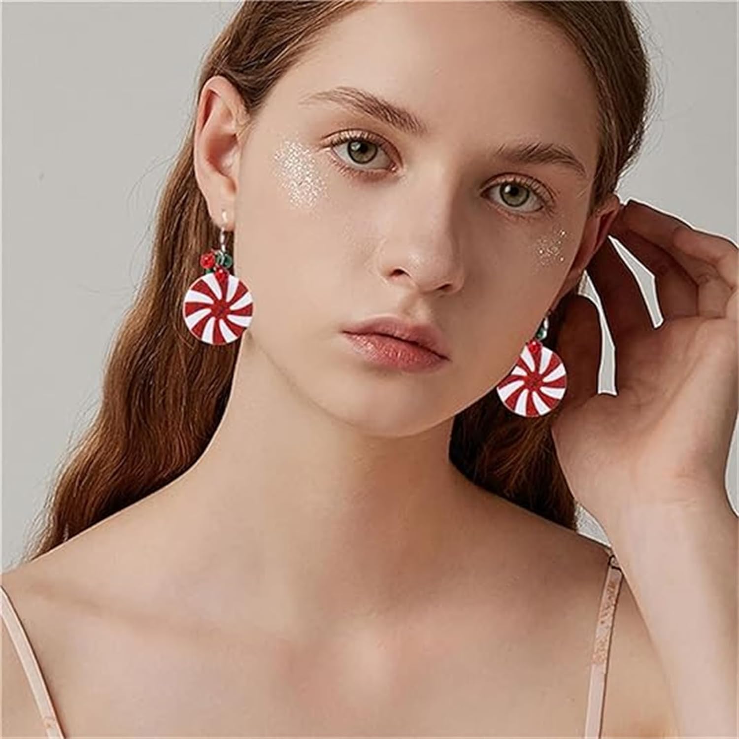 Christmas Earrings for Women Cute Handmade Acrylic Lightweight Colorful Christmas Gingerbread Man Candy Cane Tree Cake Jingle Bell Santa Claus Reindeer Dangle Drop Holiday Earrings Xmas Merry Christmas Jewelry Gifts - 我的商店我的商店我的商店