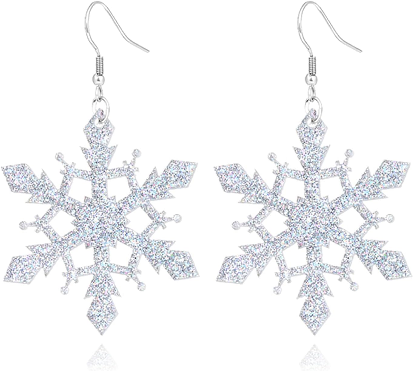 Christmas Earrings for Women Cute Sweet Reindeer Jingle Bell Bow Candy Cane Earrings Colourful Snowflake Christmas Tree Earrings Christmas Holiday Jewelry - 我的商店我的商店我的商店