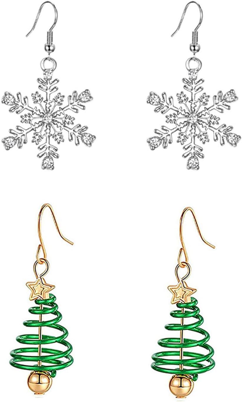 Christmas Earrings for Women Dangle Winter Fall Wood Earrings for Women Christmas Jewelry for Women Teardrop Dangle Earrings Christmas - 我的商店我的商店我的商店