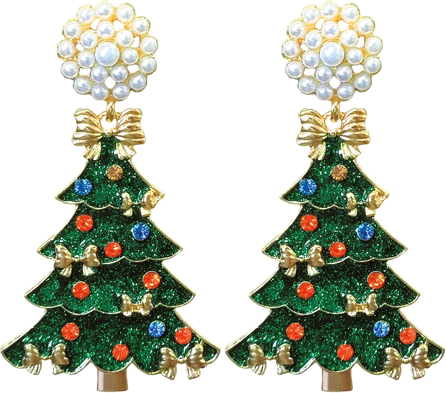 Christmas Earrings For Women, Drop Earrings Holiday Jewerly Festive Decorations Accessories - 我的商店我的商店我的商店