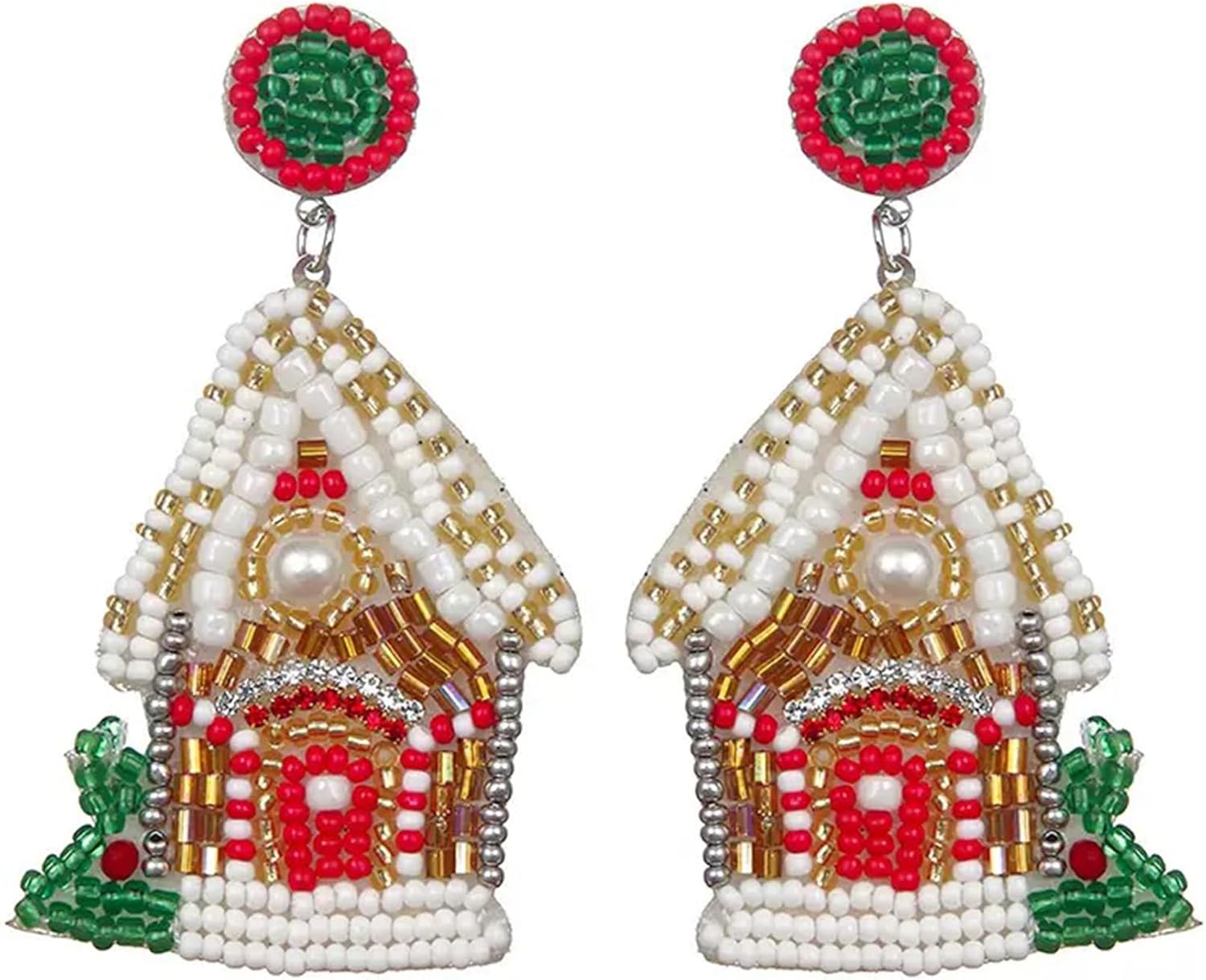 Christmas Earrings For Women, Drop Earrings Holiday Jewerly Festive Decorations Accessories - 我的商店我的商店我的商店