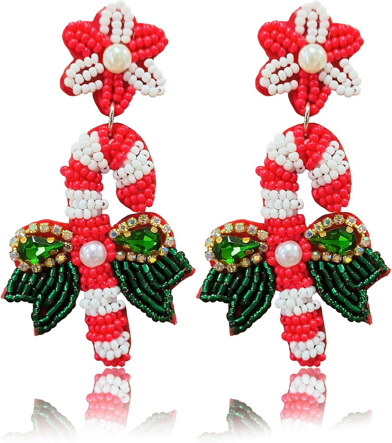 Christmas Earrings For Women, Drop Earrings Holiday Jewerly Festive Decorations Accessories - 我的商店我的商店我的商店