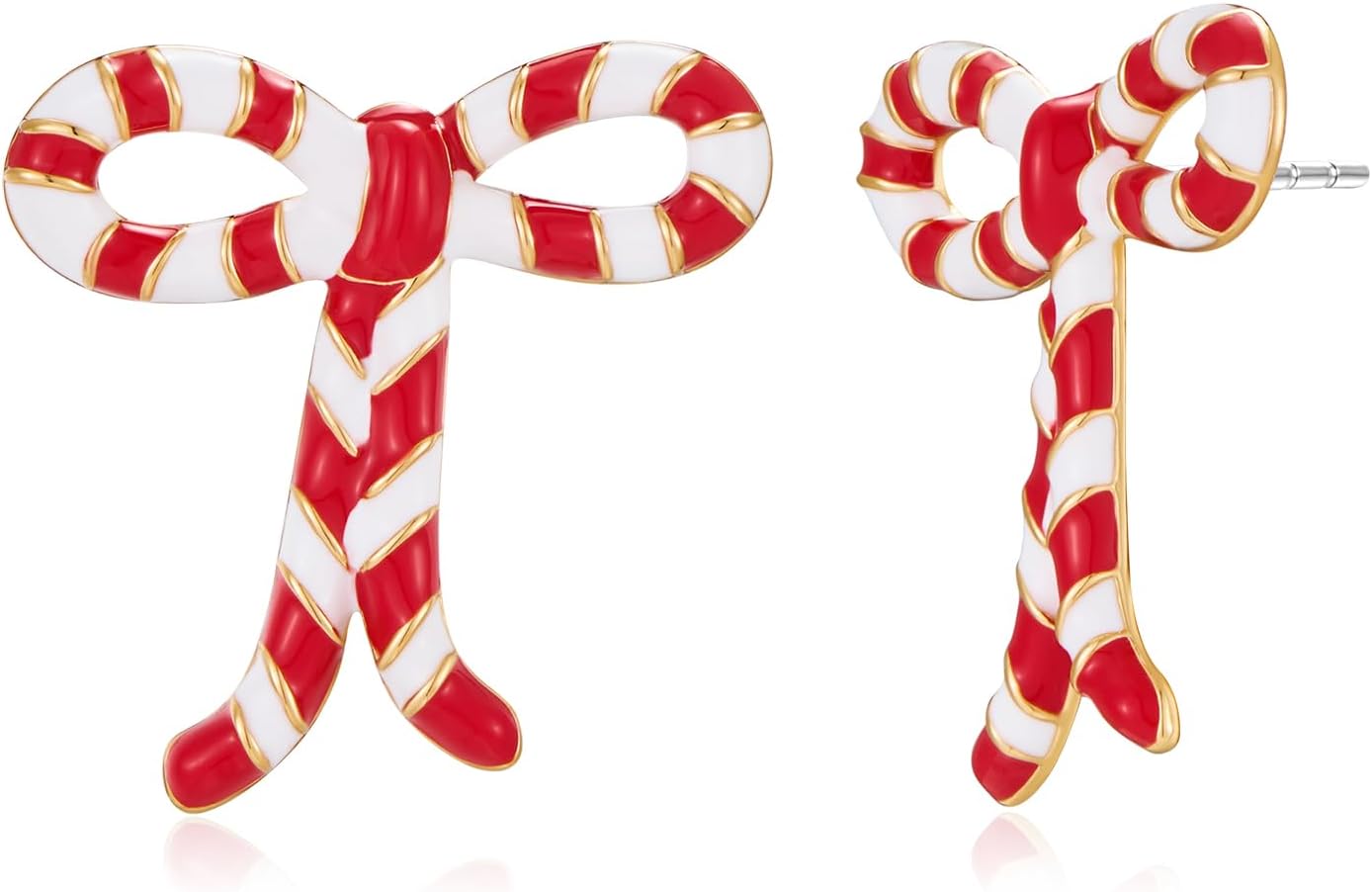 Christmas Earrings for Women - Gingerbread Man, Trees, Bow, Candy, Snowflake, Reindeer & Colorful Light Bulbs Christmas Earrings Holiday Jewelry Gifts - 我的商店我的商店我的商店