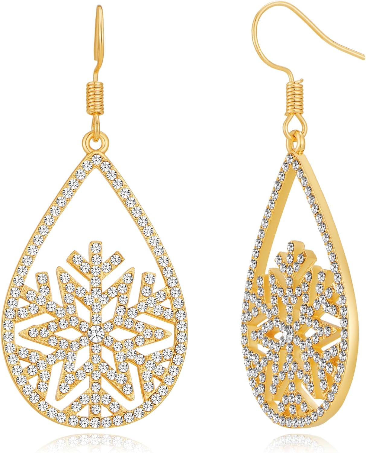 Christmas Earrings for Women - Gingerbread Man, Trees, Bow, Candy, Snowflake, Reindeer & Colorful Light Bulbs Christmas Earrings Holiday Jewelry Gifts - 我的商店我的商店我的商店