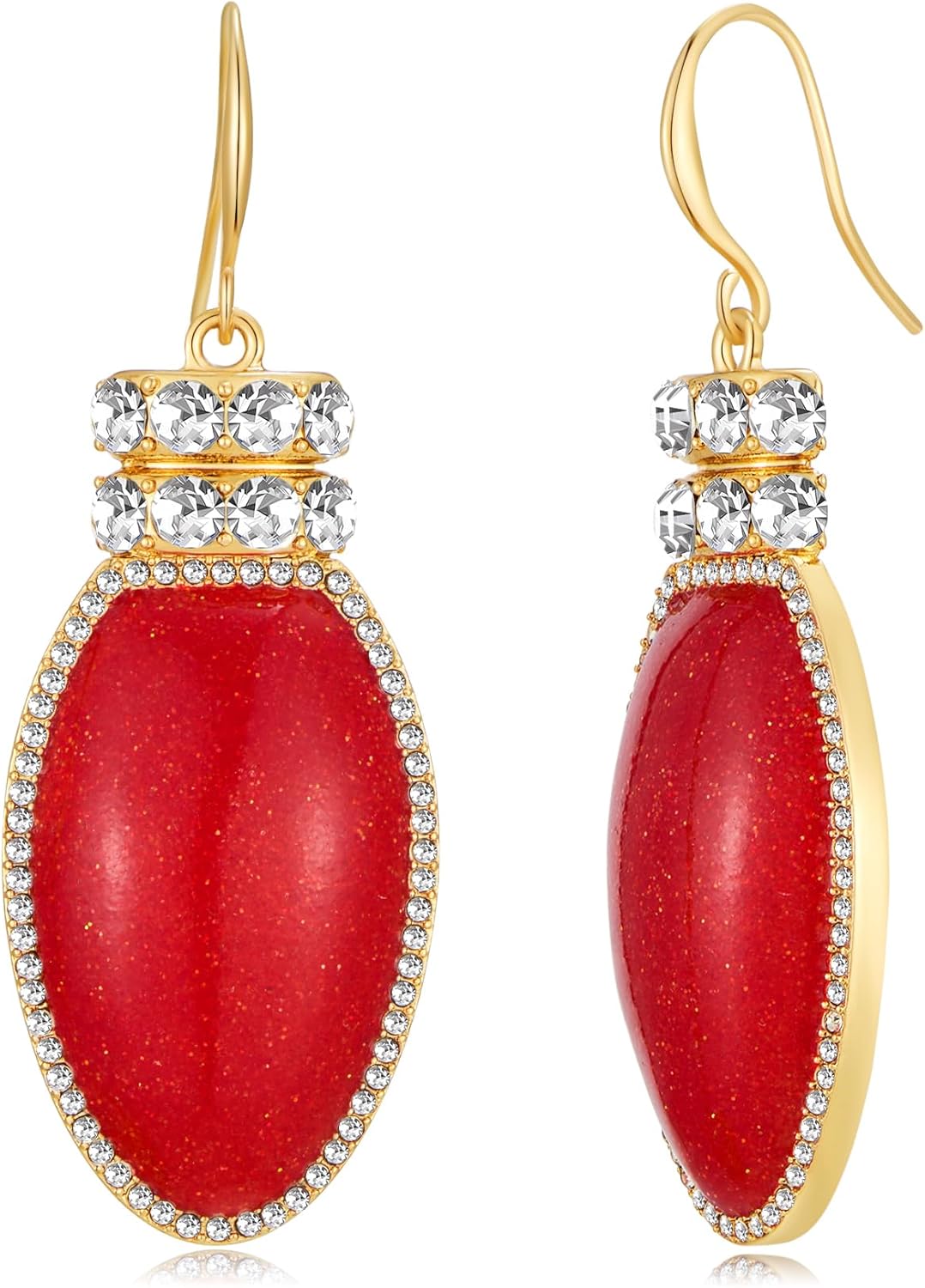 Christmas Earrings for Women - Gingerbread Man, Trees, Bow, Candy, Snowflake, Reindeer & Colorful Light Bulbs Christmas Earrings Holiday Jewelry Gifts - 我的商店我的商店我的商店