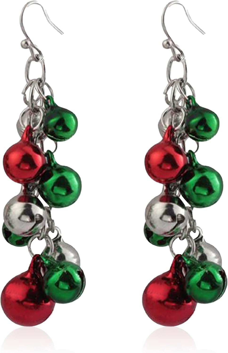 Christmas Earrings for Women Holiday Jingle Bell Bow Tree Snowflake Stars Drop Dangle Earring Party Jewelry Festival Decoration - 我的商店我的商店我的商店
