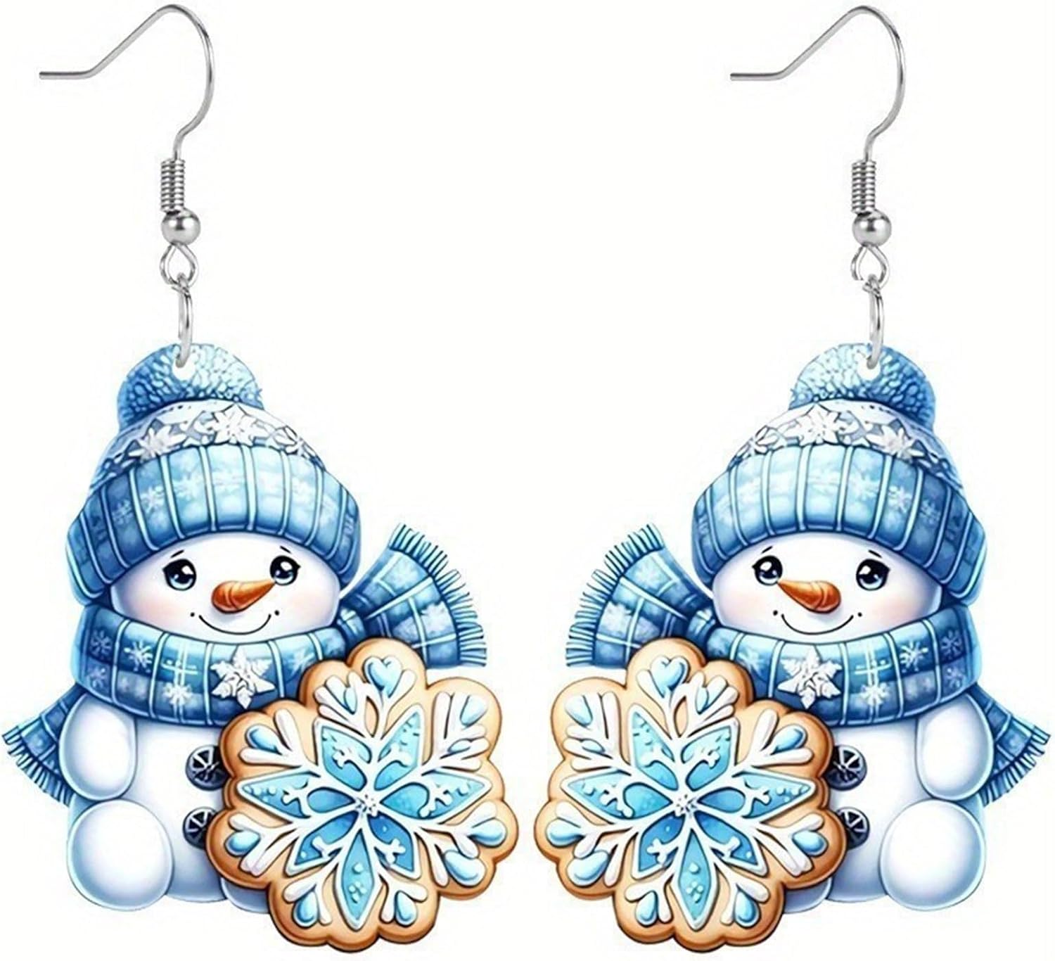 Christmas Earrings for Women Santa Claus Christmas Tree Snowflake Snowman Reindeer Dangle Earrings Winter Earrings Holiday Earring Christmas Jewelry Gifts for Women - QIAO Crystal我的商店QIAO Crystal