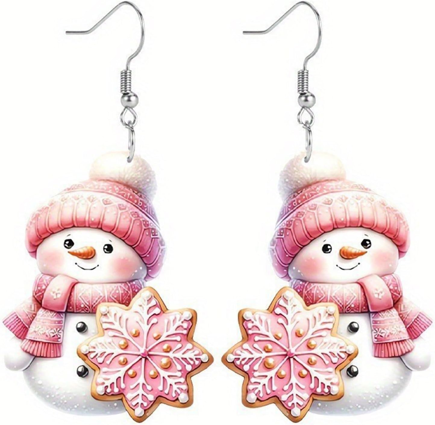 Christmas Earrings for Women Santa Claus Christmas Tree Snowflake Snowman Reindeer Dangle Earrings Winter Earrings Holiday Earring Christmas Jewelry Gifts for Women - QIAO Crystal我的商店QIAO Crystal