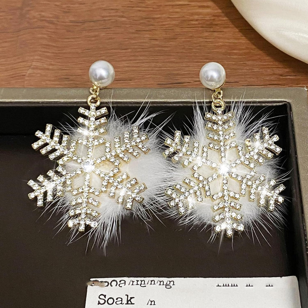 Christmas Earrings for Women Snowflake Earrings Winter Earrings Candy Earrings Christmas Tree Earrings Xmas Earrings Bow Christmas Earrings Christmas Gifts - 我的商店我的商店我的商店