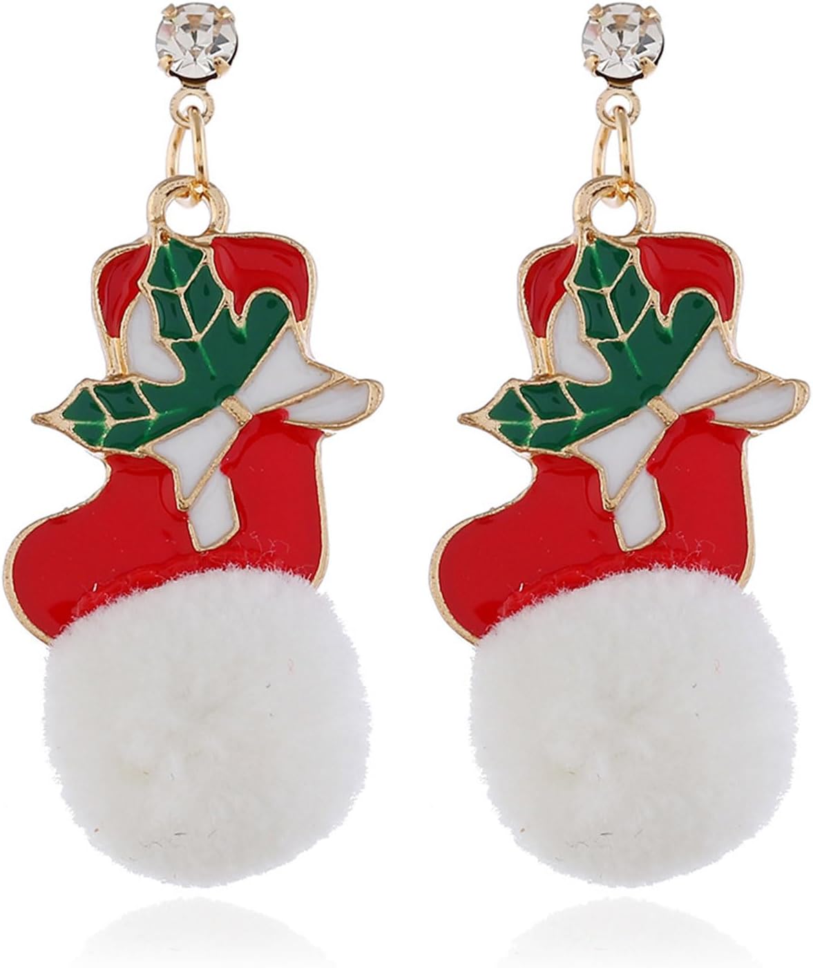 Christmas Earrings for Women Snowflake Earrings Winter Earrings Candy Earrings Christmas Tree Earrings Xmas Earrings Bow Christmas Earrings Christmas Gifts - 我的商店我的商店我的商店