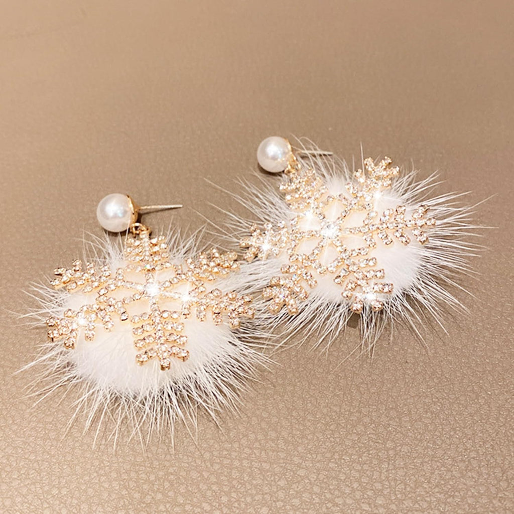 Christmas Earrings for Women Snowflake Earrings Winter Earrings Candy Earrings Christmas Tree Earrings Xmas Earrings Bow Christmas Earrings Christmas Gifts - 我的商店我的商店我的商店