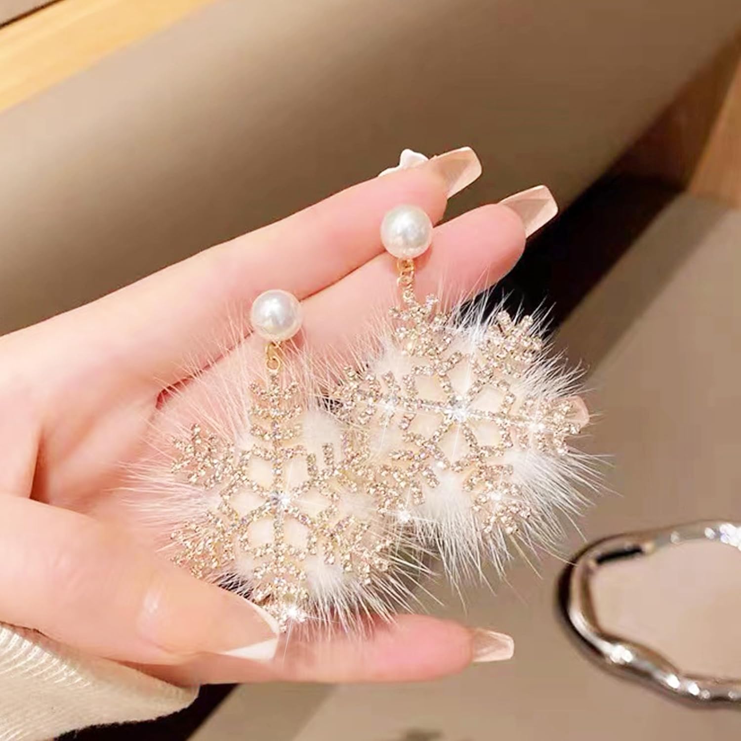 Christmas Earrings for Women Snowflake Earrings Winter Earrings Candy Earrings Christmas Tree Earrings Xmas Earrings Bow Christmas Earrings Christmas Gifts - 我的商店我的商店我的商店