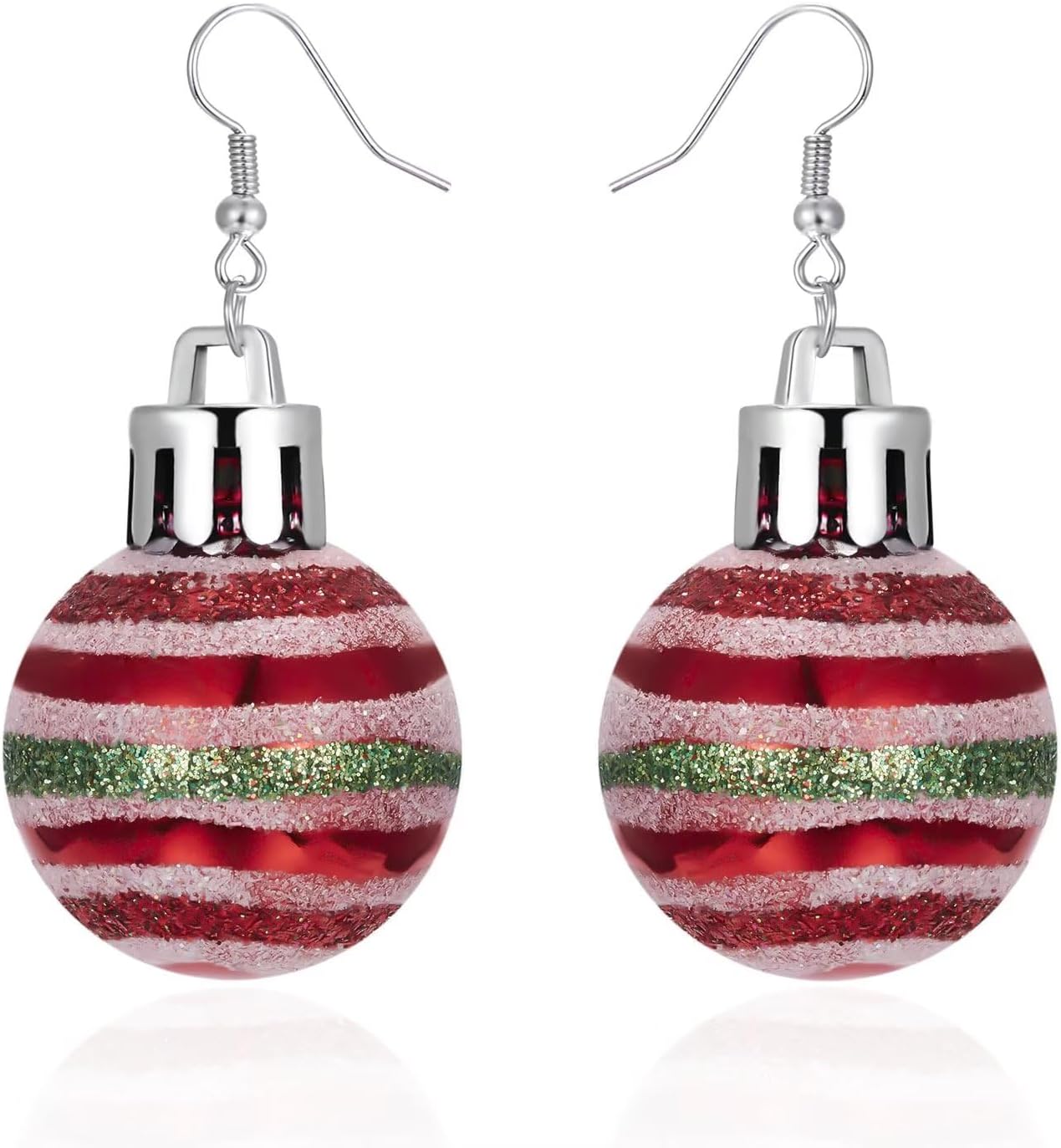 Christmas Earrings for Women Stocking Stuffers Bow Tree Snowflake Santa Claus Jingle Bell Drop Dangle Earrings Christmas Jewelry Gifts Outfits Accessories - 我的商店我的商店我的商店