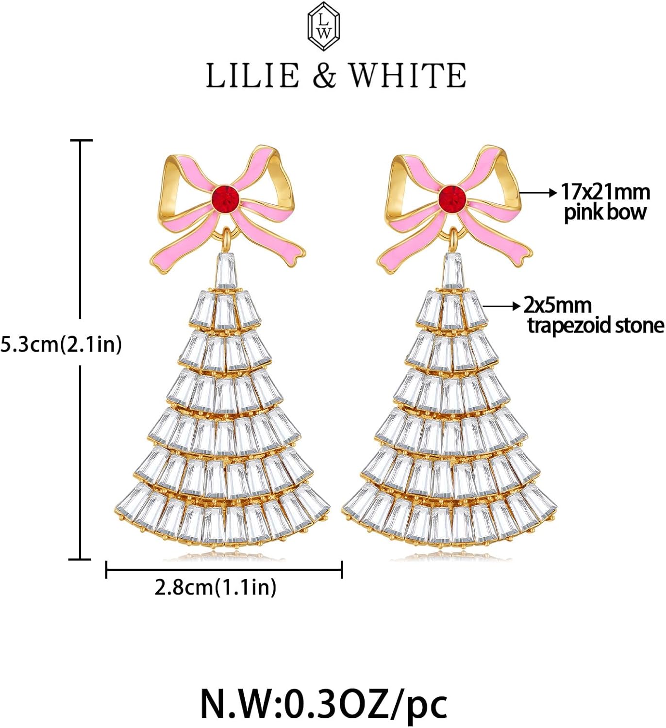 Christmas Earrings for Women With Dangle Earring Christmas Holiday Season Jewelry Gift - 我的商店我的商店我的商店