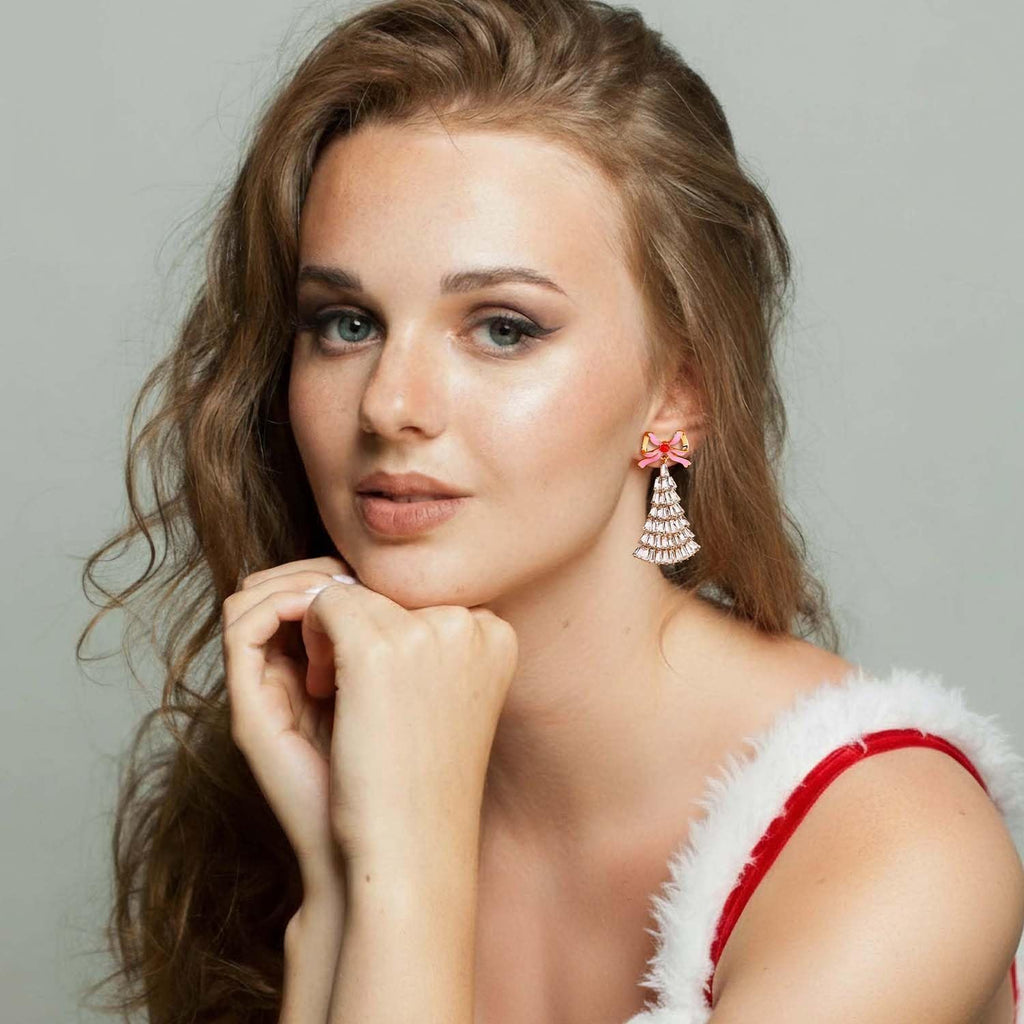 Christmas Earrings for Women With Dangle Earring Christmas Holiday Season Jewelry Gift - 我的商店我的商店我的商店