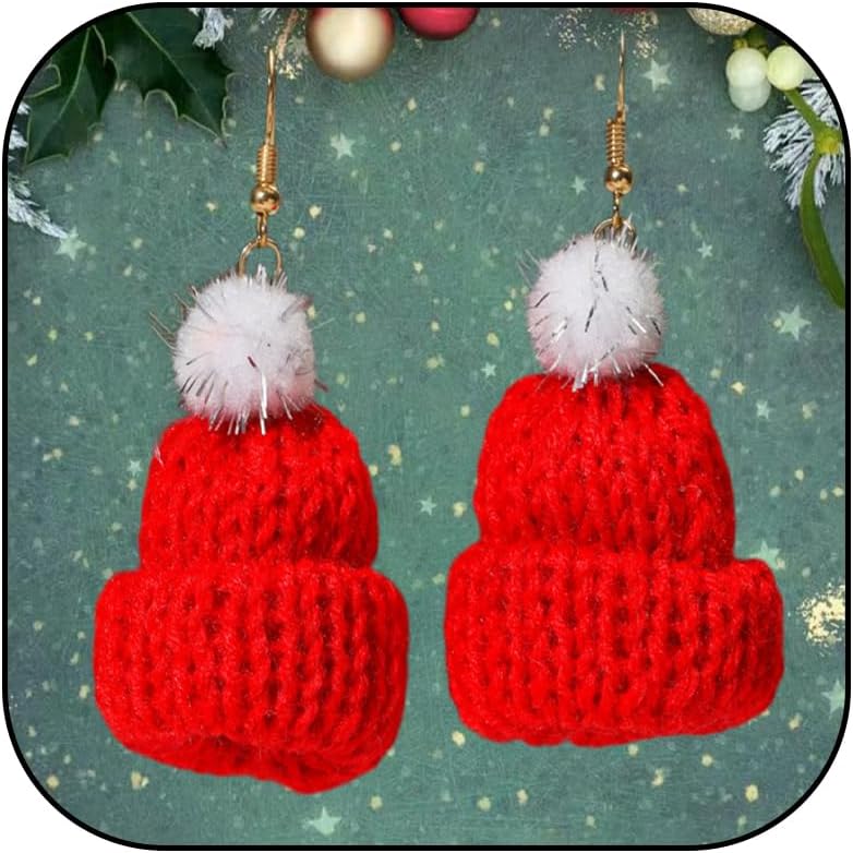 Christmas Earrings for Women Xmas Tree Cake Earrings Jewelry Holiday Gift Stocking Stuffers for Christmas Decorations Gifts Shirts Outfits 2025 White Elephant Gifts - 我的商店我的商店我的商店