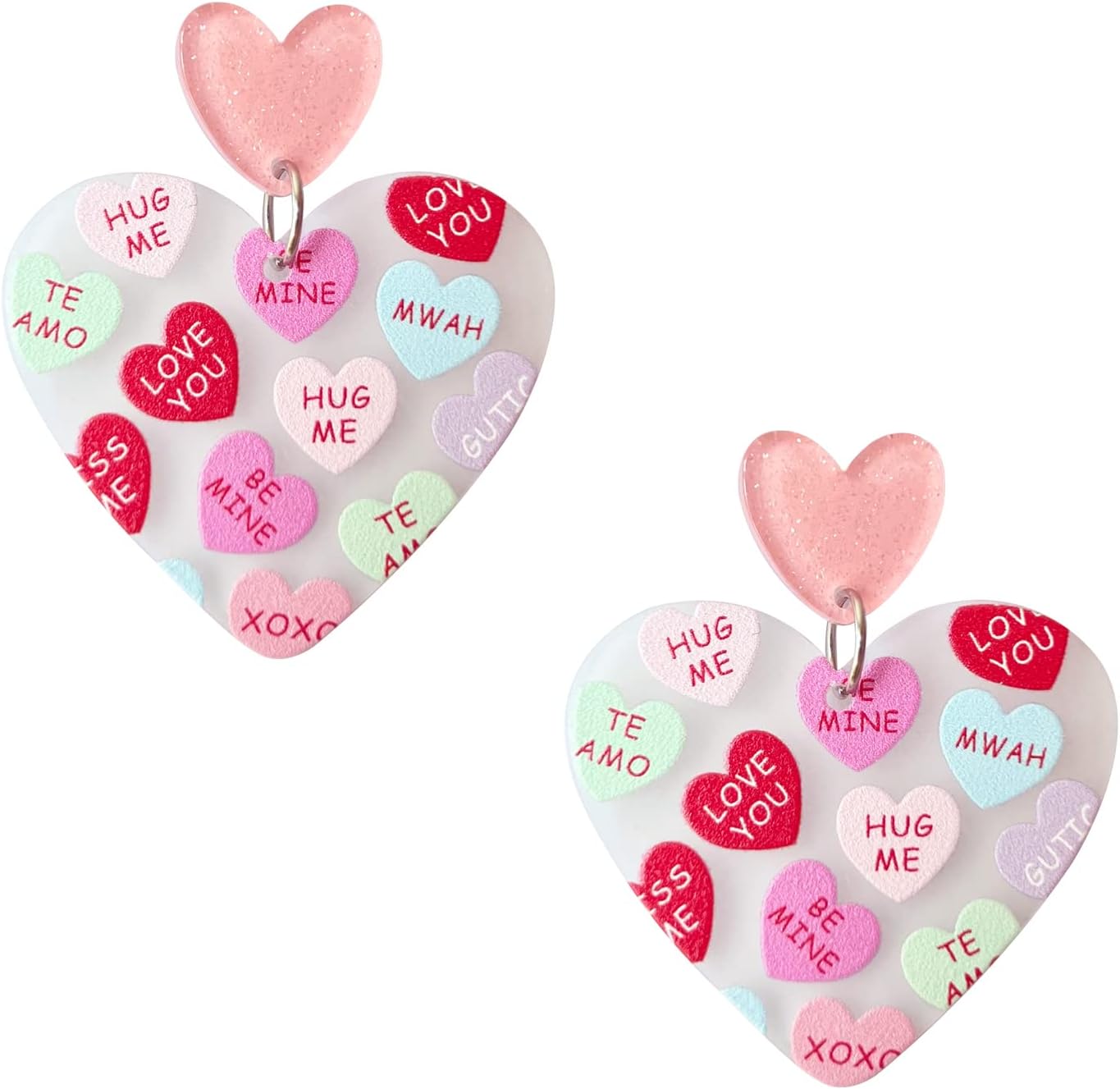 Christmas Earrings for Women,ChristmasTree Cake Earrings Acrylic ChristmasTree Tree Drop Dangle Earrings Xmas Festive Holiday Accessory Christmas Stocking Stuffers for Women - QIAO Crystal我的商店QIAO Crystal