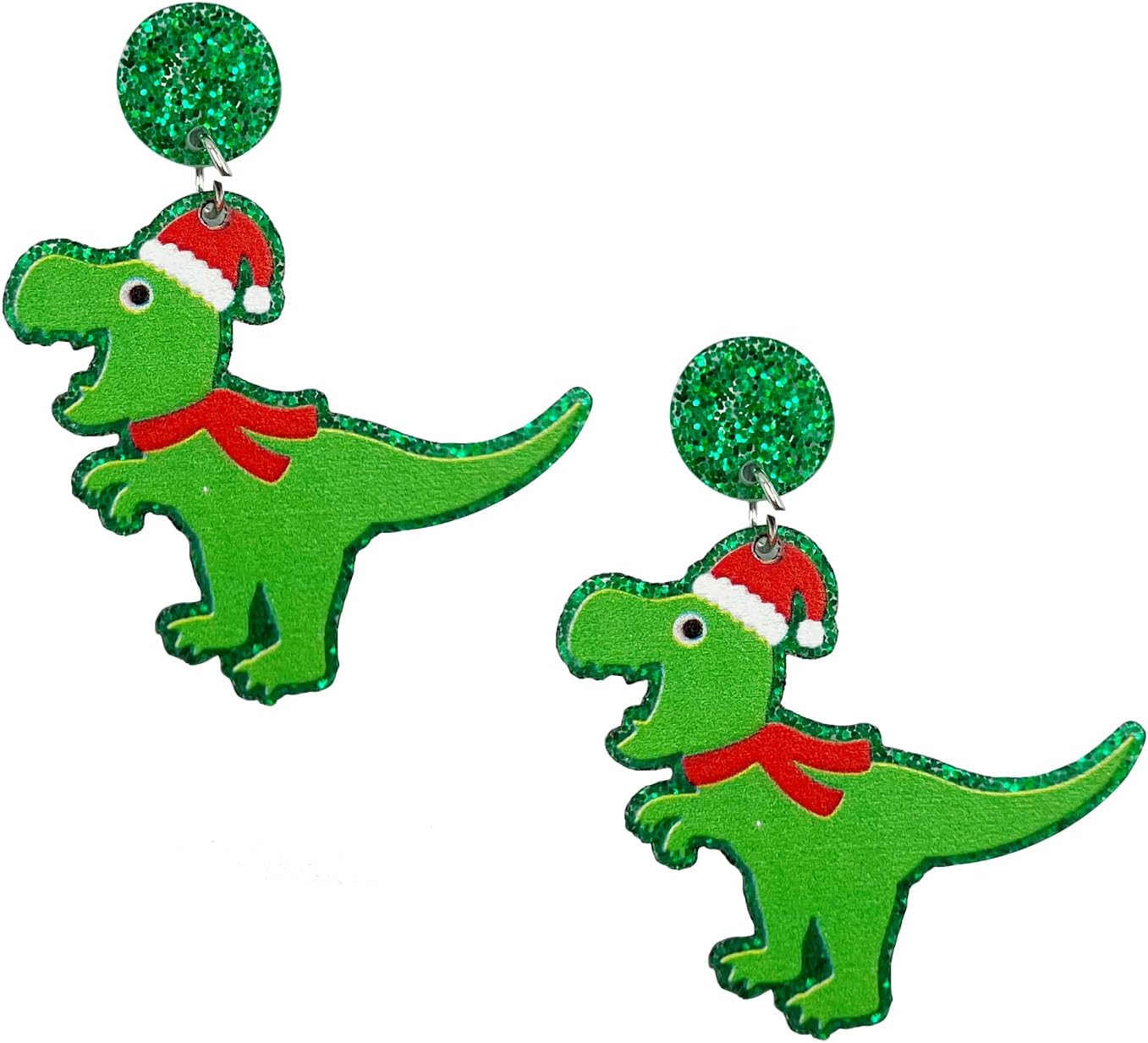 Christmas Earrings for Women,ChristmasTree Cake Earrings Acrylic ChristmasTree Tree Drop Dangle Earrings Xmas Festive Holiday Accessory Christmas Stocking Stuffers for Women - QIAO Crystal我的商店QIAO Crystal