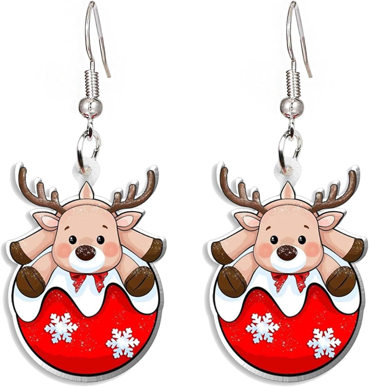 Christmas Earrings for Women,ChristmasTree Cake Earrings Acrylic ChristmasTree Tree Drop Dangle Earrings Xmas Festive Holiday Accessory Christmas Stocking Stuffers for Women - QIAO Crystal我的商店QIAO Crystal