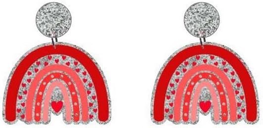 Christmas Earrings for Women,ChristmasTree Cake Earrings Acrylic ChristmasTree Tree Drop Dangle Earrings Xmas Festive Holiday Accessory Christmas Stocking Stuffers for Women - QIAO Crystal我的商店QIAO Crystal