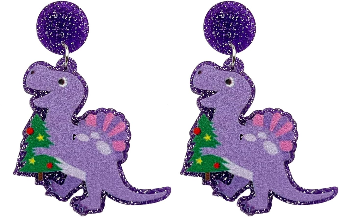 Christmas Earrings for Women,ChristmasTree Cake Earrings Acrylic ChristmasTree Tree Drop Dangle Earrings Xmas Festive Holiday Accessory Christmas Stocking Stuffers for Women - QIAO Crystal我的商店QIAO Crystal