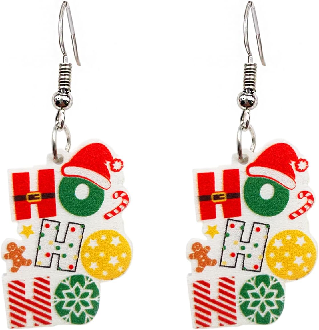 Christmas Earrings for Women,ChristmasTree Cake Earrings Acrylic ChristmasTree Tree Drop Dangle Earrings Xmas Festive Holiday Accessory Christmas Stocking Stuffers for Women - QIAO Crystal我的商店QIAO Crystal