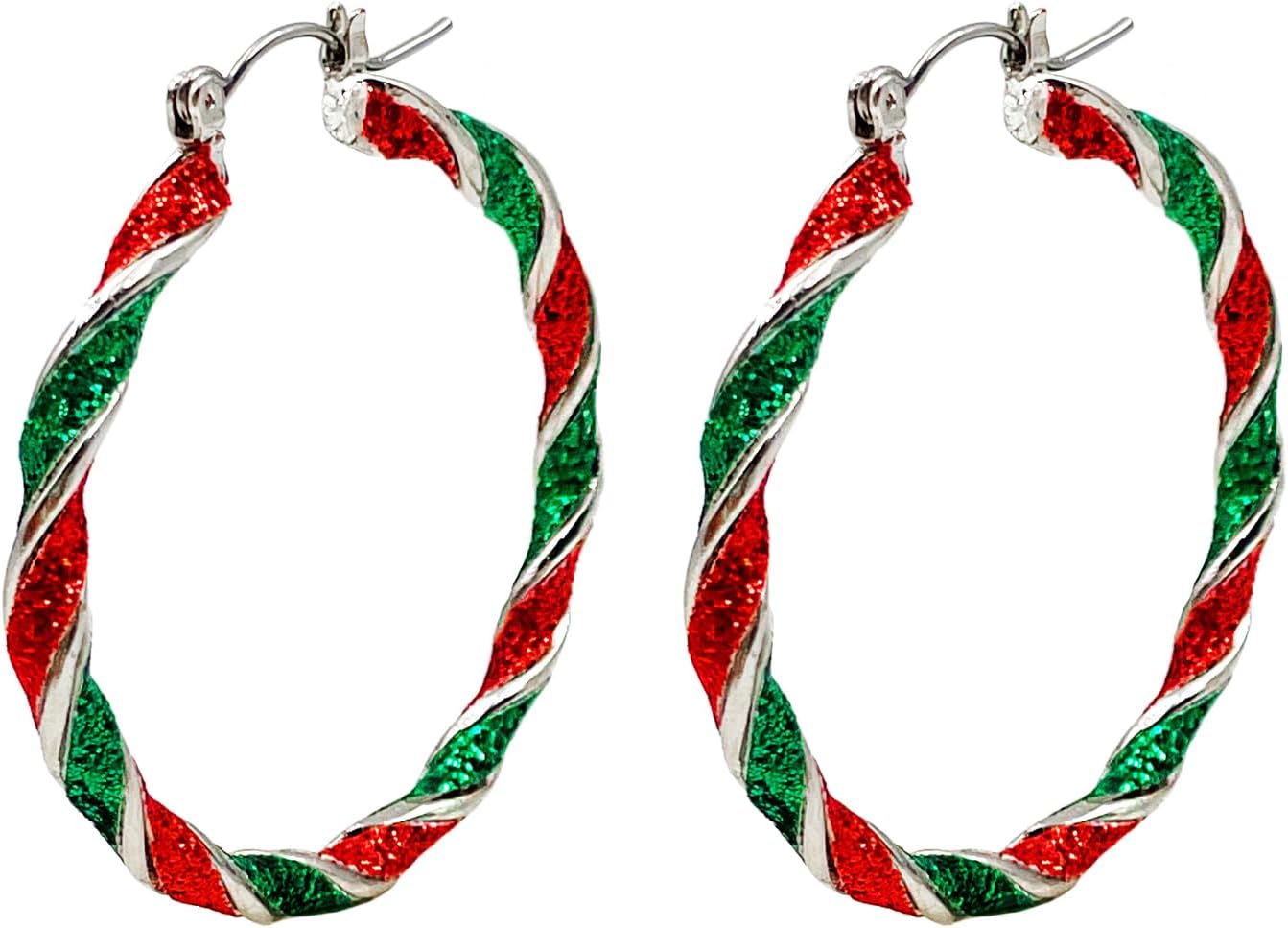 Christmas Earrings for Women,ChristmasTree Cake Earrings Acrylic ChristmasTree Tree Drop Dangle Earrings Xmas Festive Holiday Accessory Christmas Stocking Stuffers for Women - QIAO Crystal我的商店QIAO Crystal