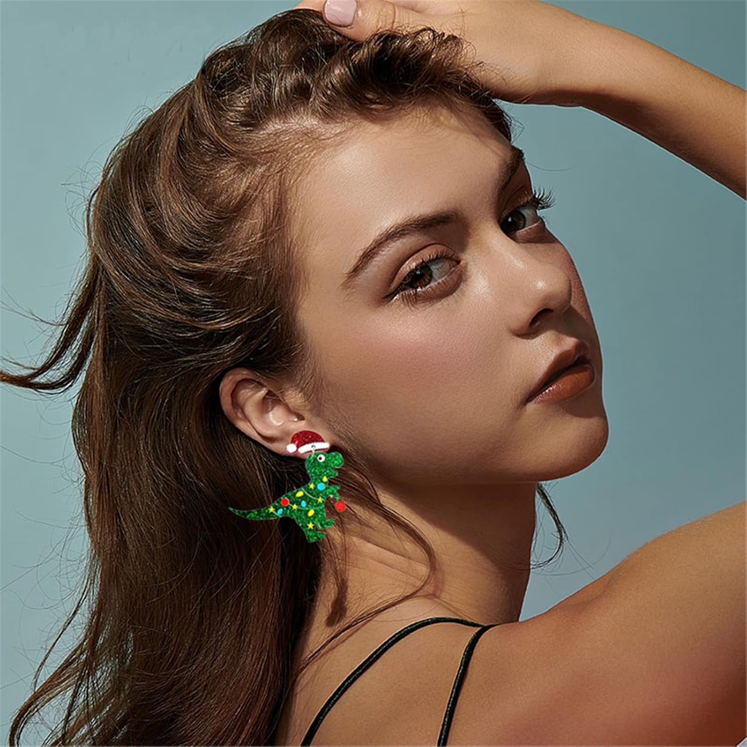 Christmas Earrings Funny Christmas Dangle Earrings for Women Holiday Earrings Acrylic Gingerbread Snowflake Gloves Wine Glass Reindeer Xmas Earrings Christmas Jewelry - 我的商店我的商店我的商店