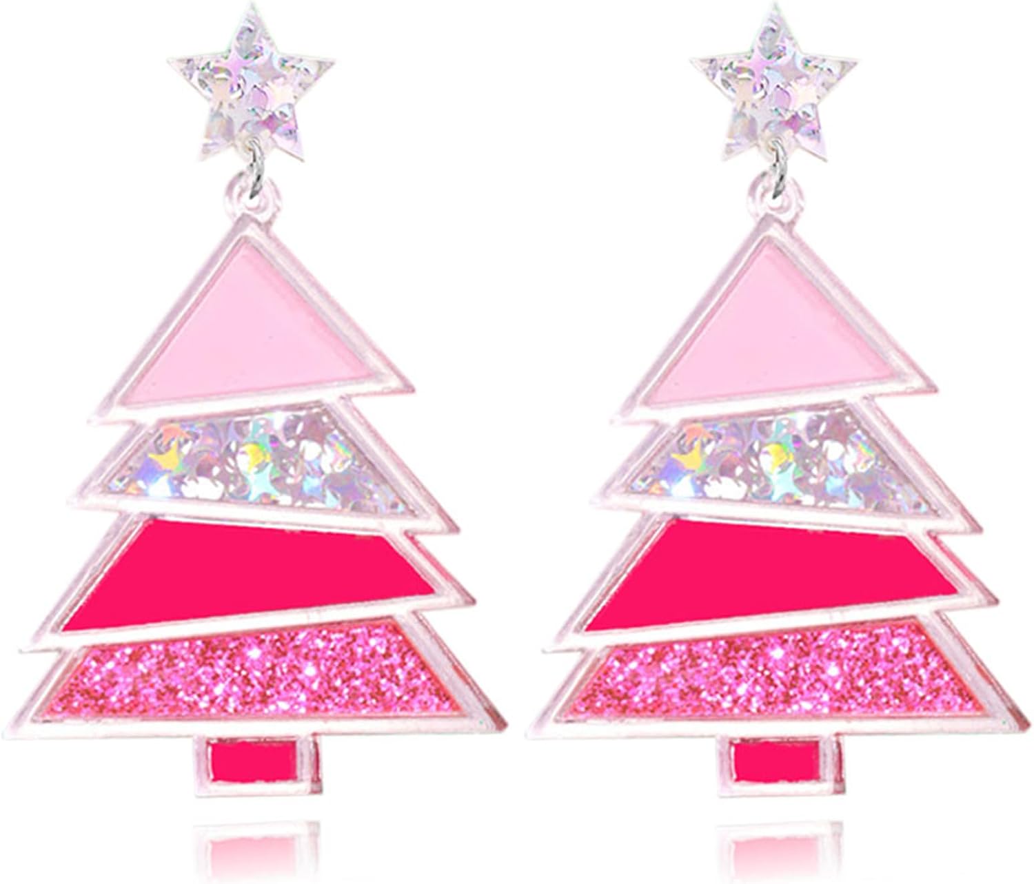 Christmas Earrings Funny Christmas Dangle Earrings for Women Holiday Earrings Acrylic Gingerbread Snowflake Gloves Wine Glass Reindeer Xmas Earrings Christmas Jewelry - 我的商店我的商店我的商店