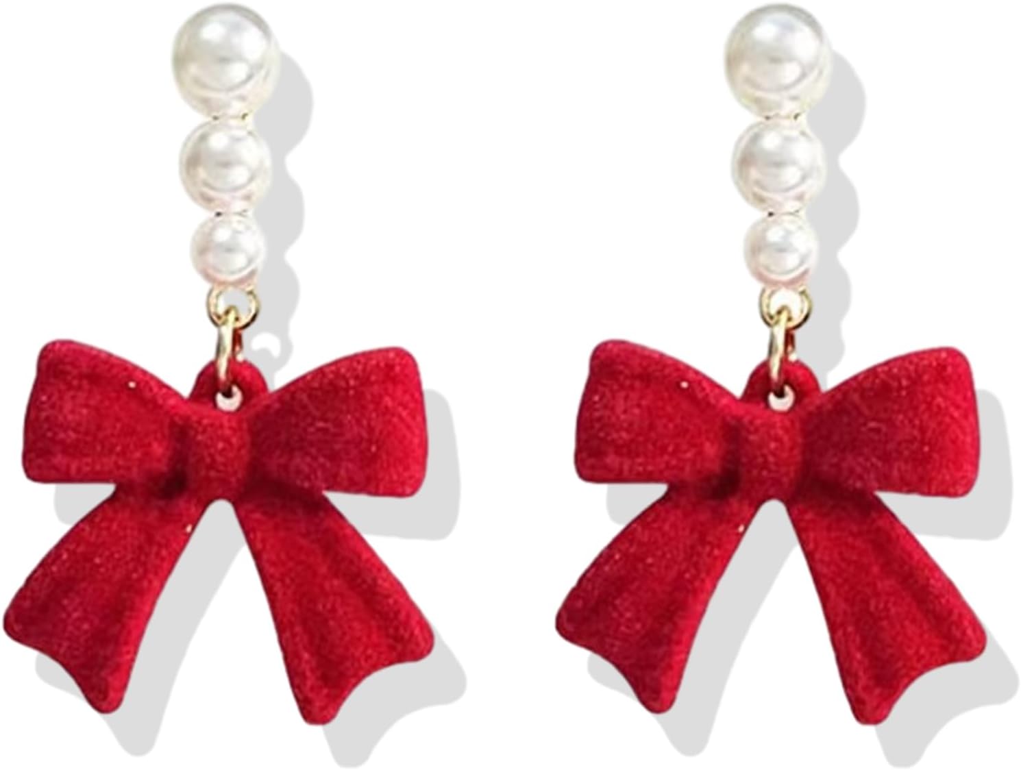 Christmas Earrings Gifts for Women 2025 Stocking Stuffers Holiday Gift Jewelry Bow Bell Tree Snowflake Dangle Earrings Set Christmas Decorations Outfits for Women White Elephant Gifts - QIAO Crystal我的商店QIAO Crystal