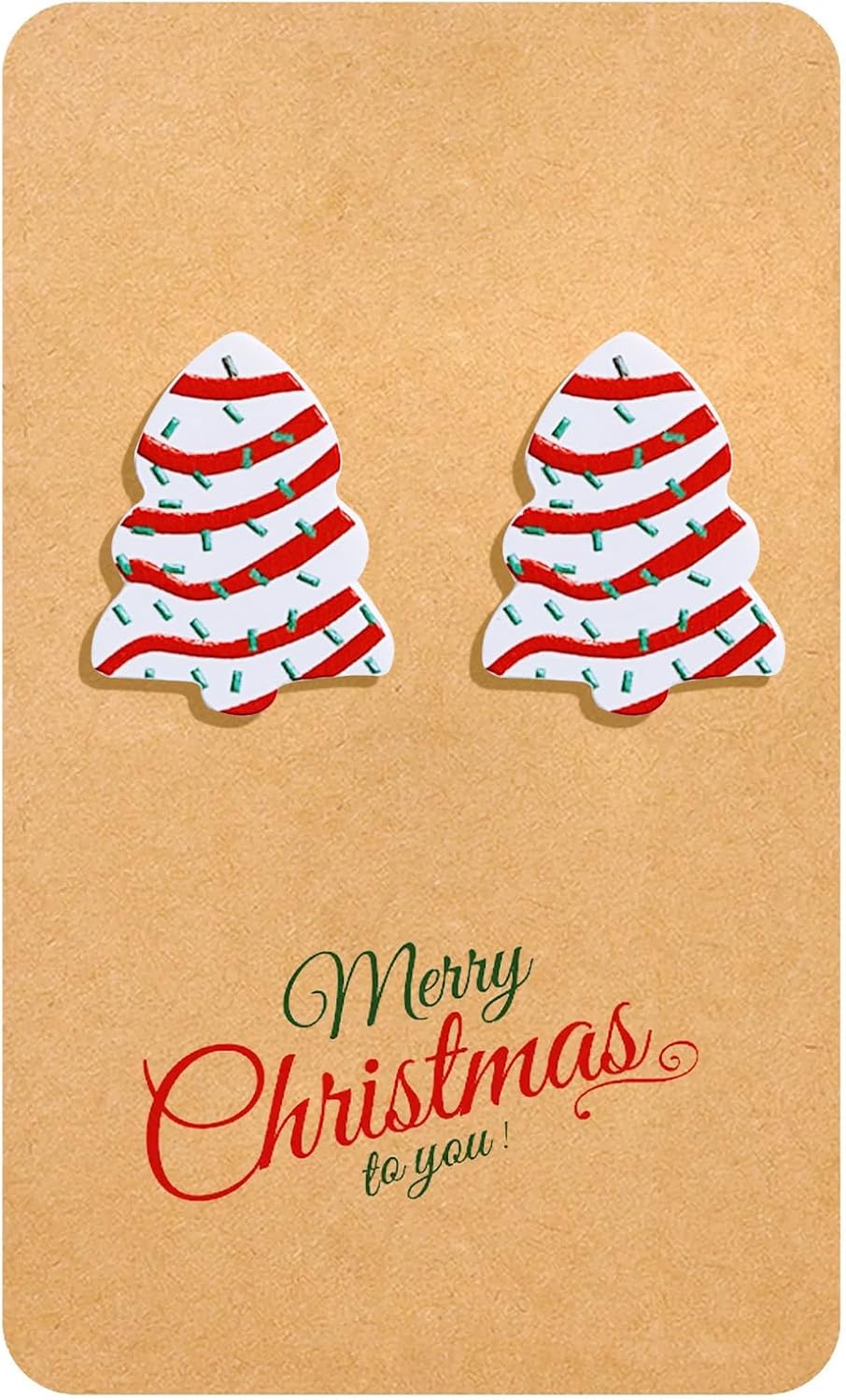 Christmas Earrings Gifts for Women 2025 Stocking Stuffers Holiday Gift Jewelry Bow Bell Tree Snowflake Dangle Earrings Set Christmas Decorations Outfits for Women White Elephant Gifts - QIAO Crystal我的商店QIAO Crystal