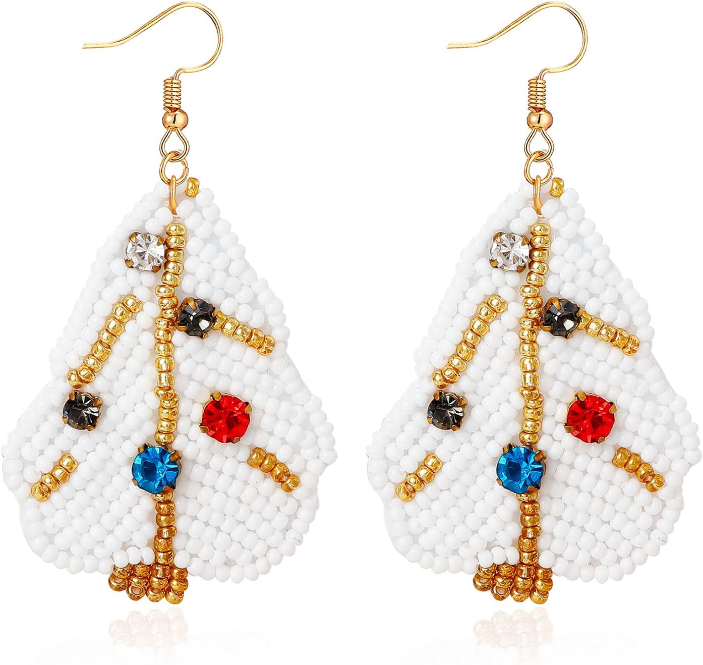 Christmas Earrings Gifts for Women Stocking Stuffers Holiday Earrings Bow Bell Candy Santa Claus Reindeer Earrings Christmas Tree Cake Earrings Bulk Christmas Jewelry Gifts - QIAO Crystal我的商店QIAO Crystal