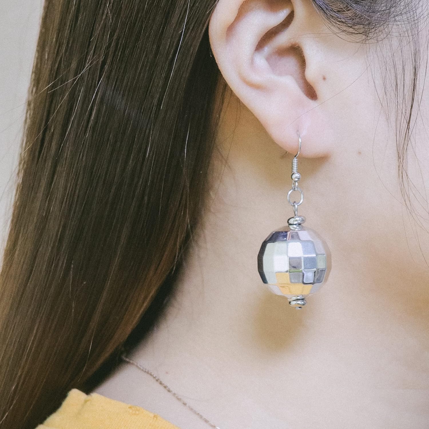 Christmas Earrings Glitter Light Bulb Dangle Earrings Xmas Balls Earrings Colorful Ball Printed Green Strip Snowflake Star Drop Earring Christmas Jewelry Holiday Earrings - 我的商店我的商店我的商店