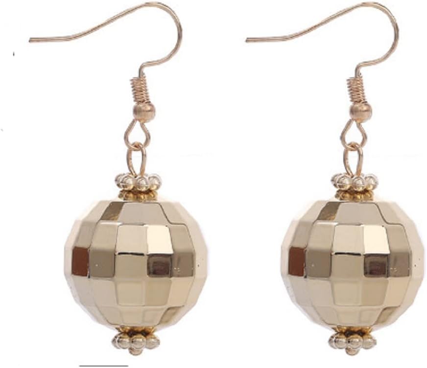 Christmas Earrings Glitter Light Bulb Dangle Earrings Xmas Balls Earrings Colorful Ball Printed Green Strip Snowflake Star Drop Earring Christmas Jewelry Holiday Earrings - 我的商店我的商店我的商店