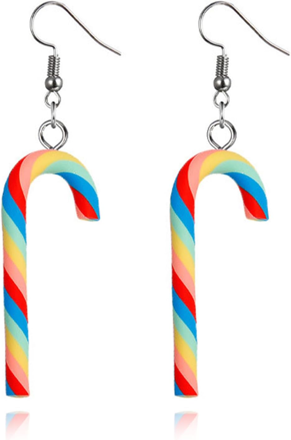 Christmas Earrings Stocking Stuffers for Women Xmas Snowflake Candy Cane Drop Dangle Earrings Holiday Jewelry Christmas Decorations Gifts Outfits Accessories - 我的商店我的商店我的商店