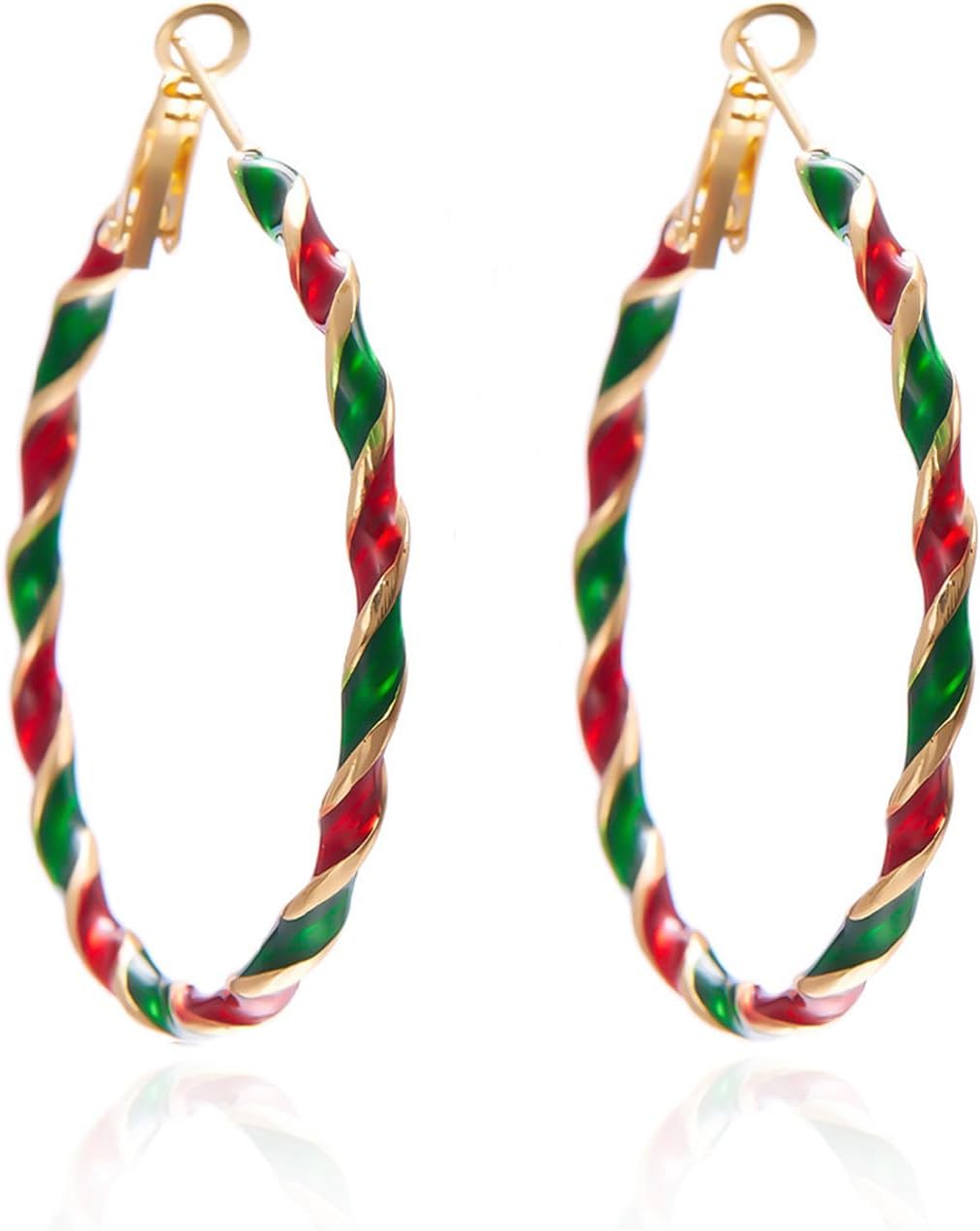 Christmas Earrings Stocking Stuffers Gifts for Women Bow Xmas Tree Light Bulb Elk Reindeer Candy Cane Dangle Earrings Christmas Party Dresses Outfits Holiday Jewelry Stocking Accessories - QIAO Crystal我的商店QIAO Crystal