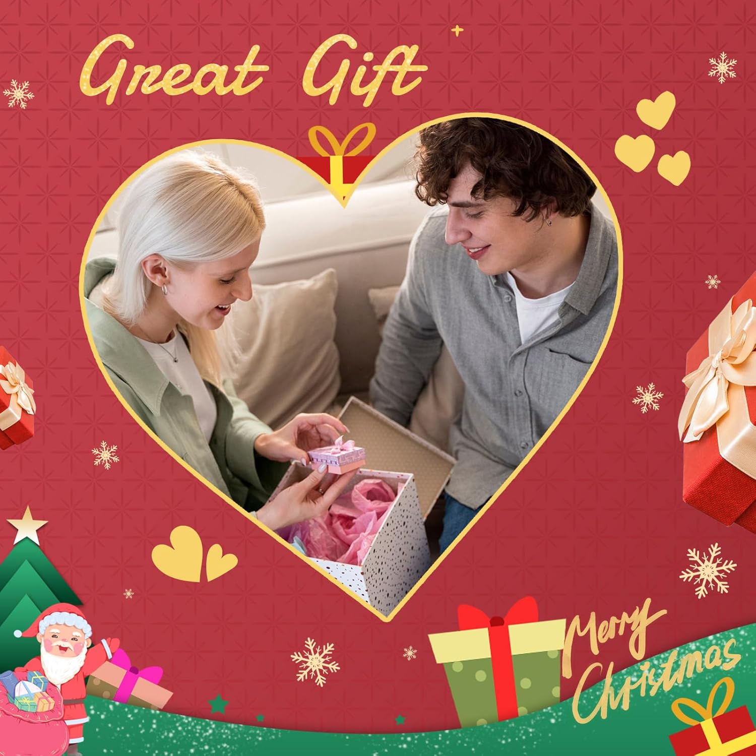 Christmas Earrings Xmas Drop Dangle Earrings for Women Holiday Earring Christmas Jewelry Gift - 我的商店我的商店我的商店