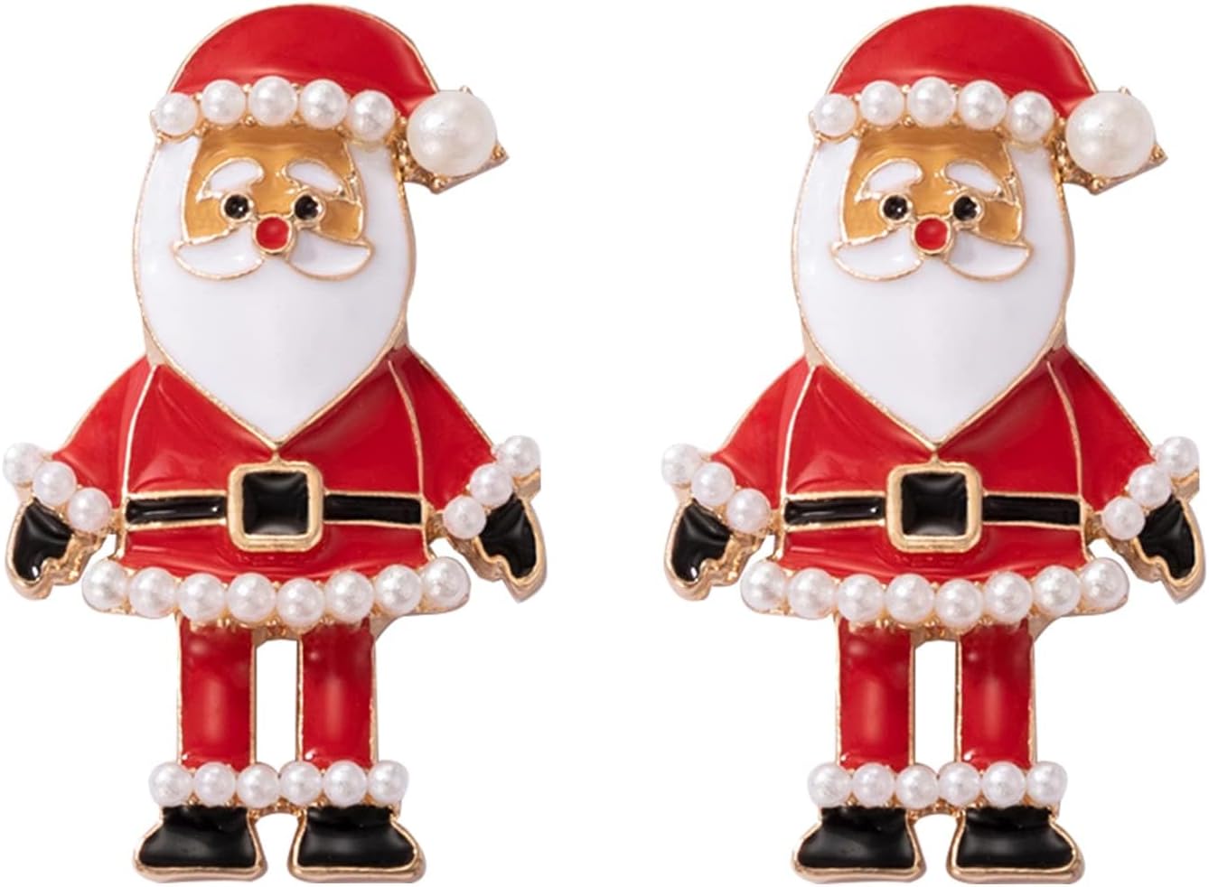 Christmas Santa Earrings for Women Cute Christmas Earrings for Women Santa Claus Earrings for Women Christmas Stud Earrings Xmas Earrings Holiday Earrings Christmas Jewelry for Women Christmas Gift - QIAO Crystal我的商店QIAO Crystal