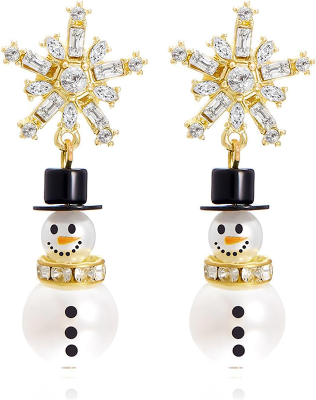 Christmas Stud Earrings for Women Cute Red Bow Earrings Snowflake Snowman Stocking Santa Claus Elk Reindeer Christmas Tree Earrings Festive Christmas Jewelry - 我的商店我的商店我的商店