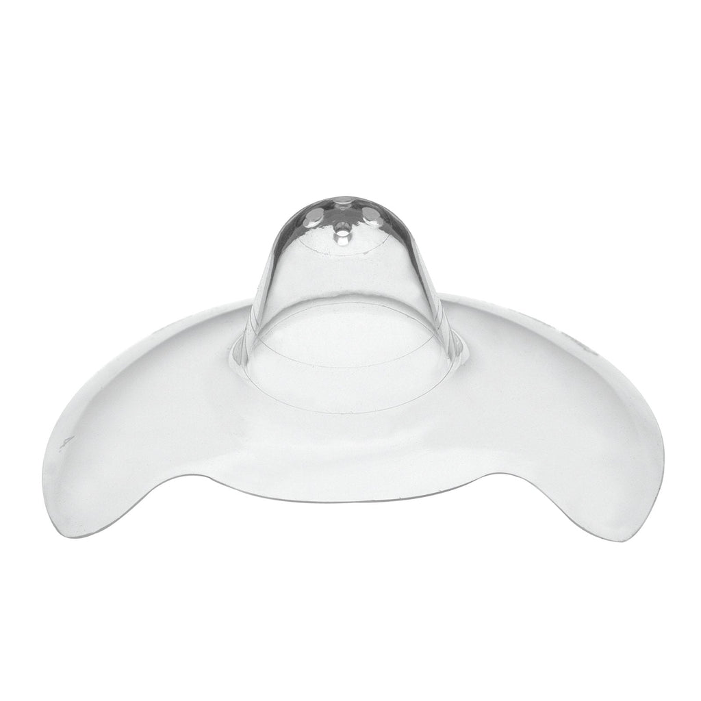 Contact Nipple Shield for Breastfeeding, Large 24mm Nippleshield, for Latch Difficulties or Flat or Inverted Nipples, Made Without BPA - QIAO Crystal我的商店QIAO Crystal
