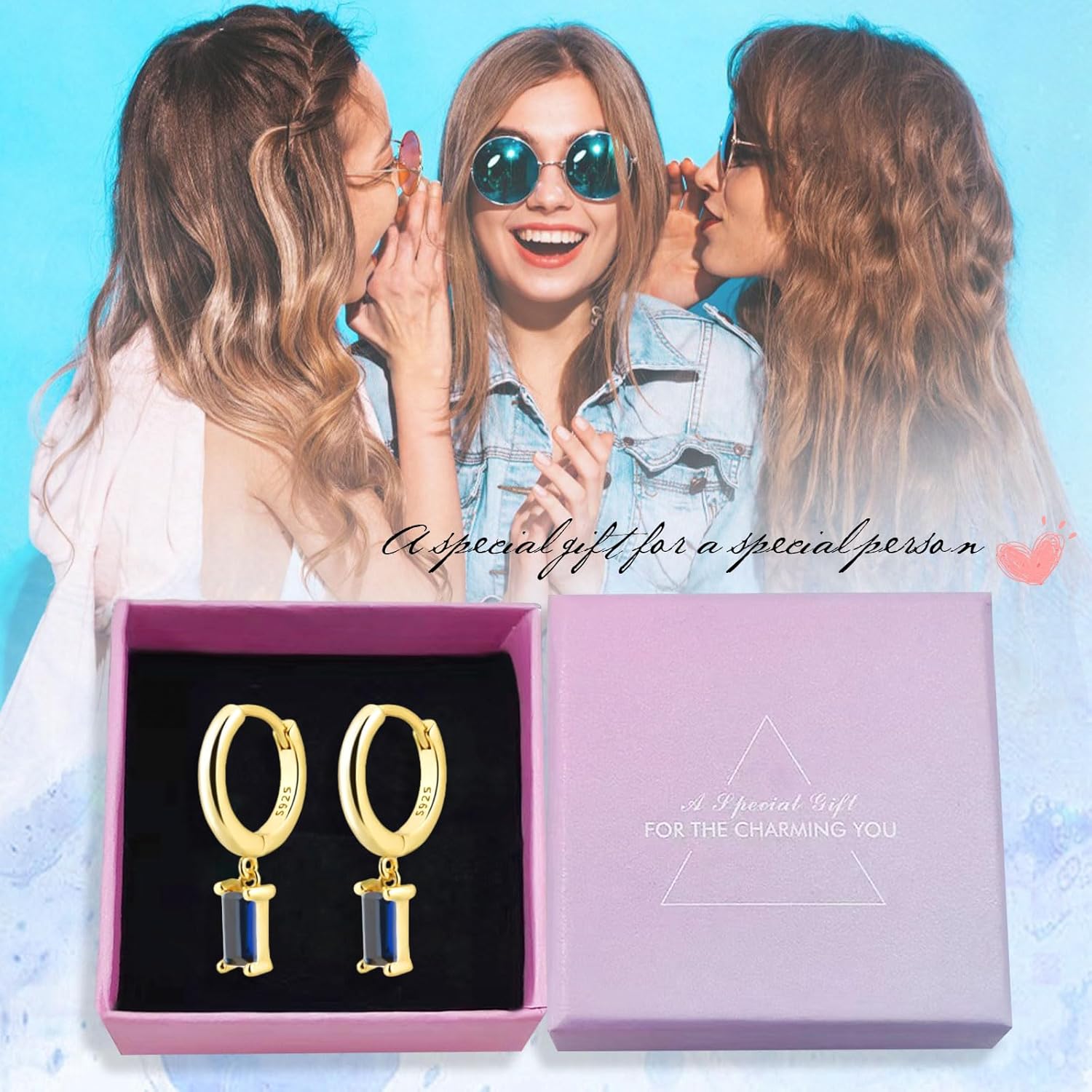 Cross Small Hoop Dangle Earrings 925 Sterling Silver CZ Diamonds Round Huggie Earrings For Men Women - 我的商店我的商店我的商店