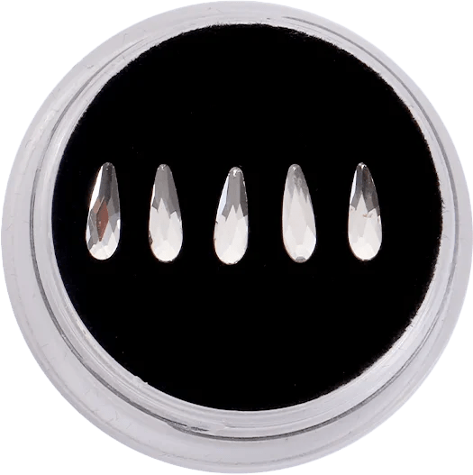 Crystal Fashion Tooth Gemstone Beauty Diamond Tooth Jewelry Ornament with Box Tooth Gemstone Tooth Jewelry Gemstone Decoration - QIAO CrystalQIAO CrystalQIAO Crystal