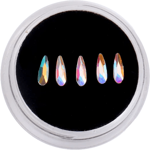 Crystal Fashion Tooth Gemstone Beauty Diamond Tooth Jewelry Ornament with Box Tooth Gemstone Tooth Jewelry Gemstone Decoration - QIAO CrystalQIAO CrystalQIAO Crystal