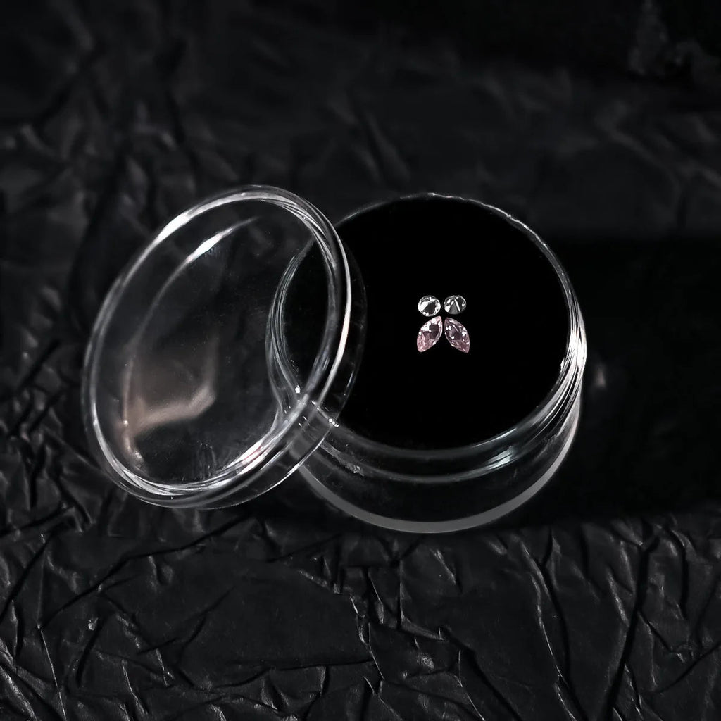 Crystal Fashion Tooth Gemstone Beauty Diamond Tooth Jewelry Ornament with Box Tooth Gemstone Tooth Jewelry Gemstone Decoration - QIAO CrystalQIAO CrystalQIAO Crystal