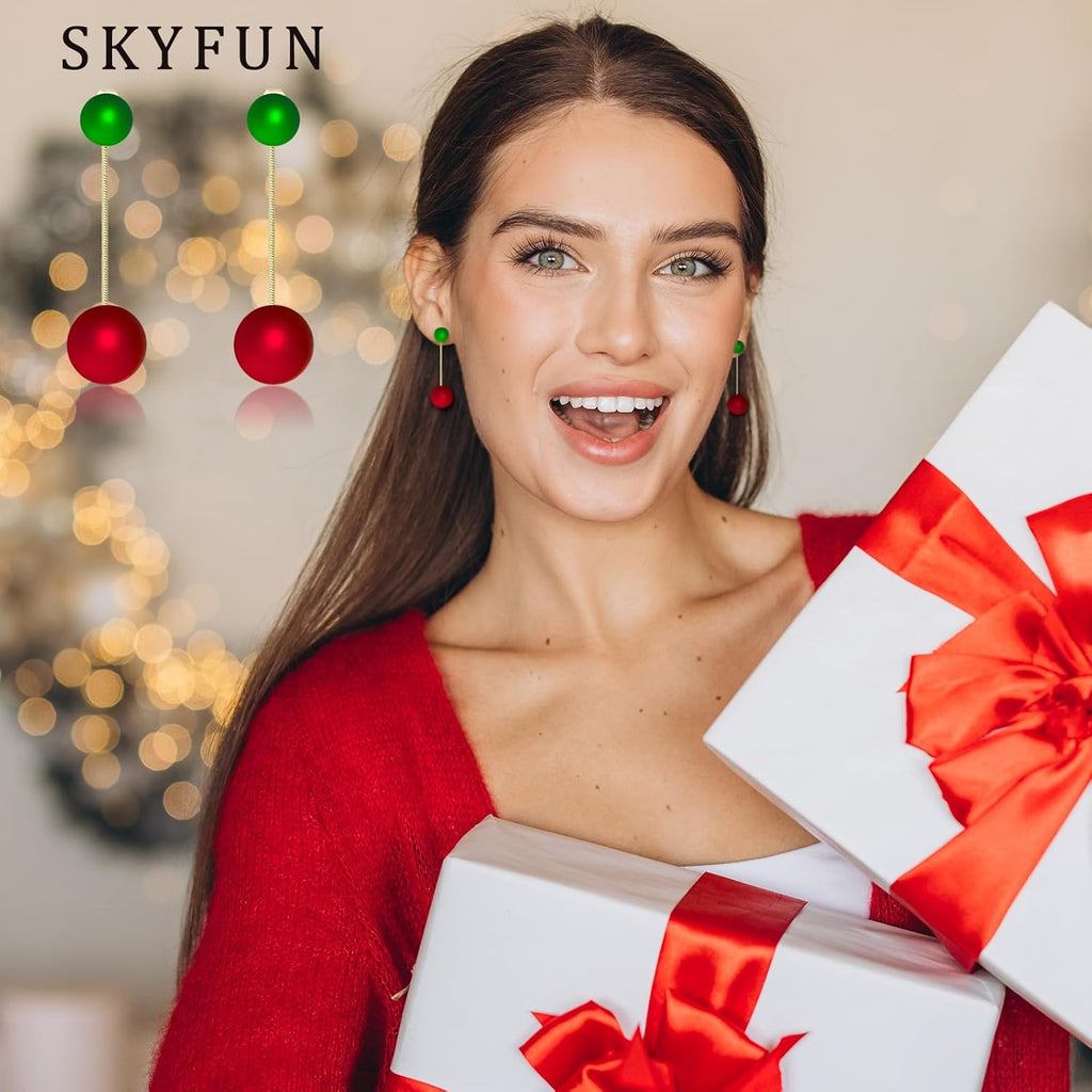 Dainty Pearl Earrings for Women Halloween Christmas Earrings Holiday Festival Party Outfit Accessories - QIAO Crystal我的商店QIAO Crystal