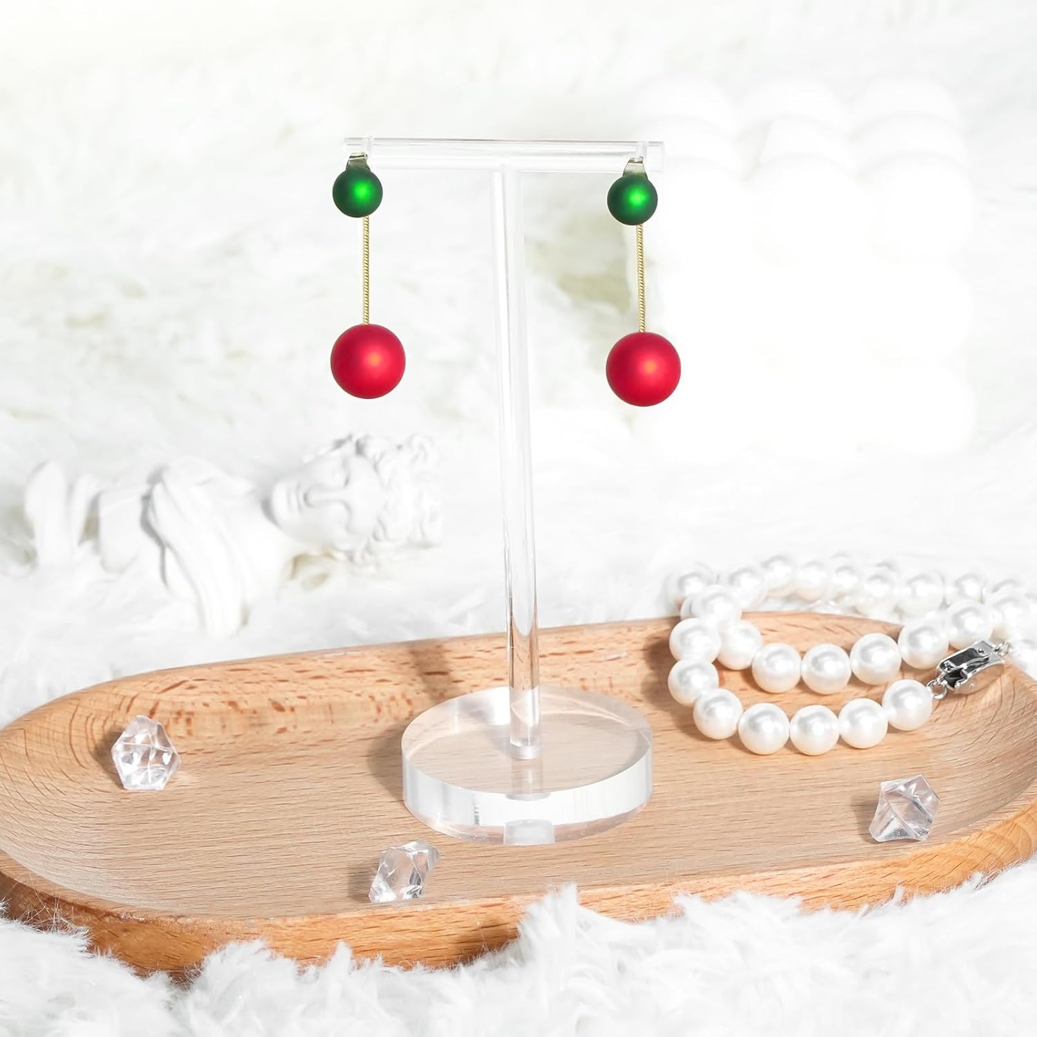 Dainty Pearl Earrings for Women Halloween Christmas Earrings Holiday Festival Party Outfit Accessories - QIAO Crystal我的商店QIAO Crystal