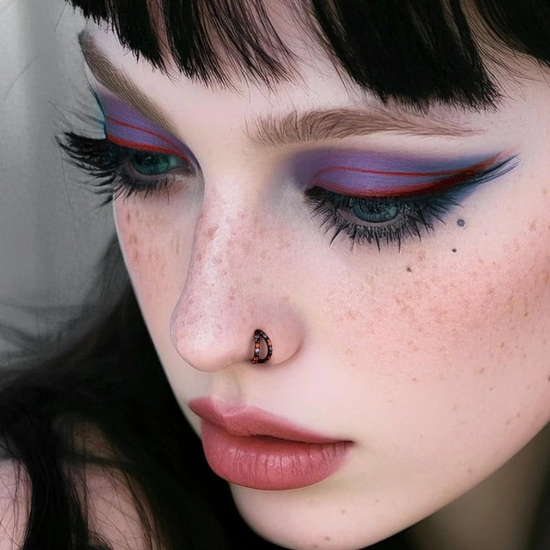 double-cz-hoop-piercing-jewelry-halloween-christmas-20g-nose-rings-6mm-7mm-8mm-classic-16g-cartilage-earrings-6mm12mm-surgical-steel-helix-tragus-lip-hoops-for-display