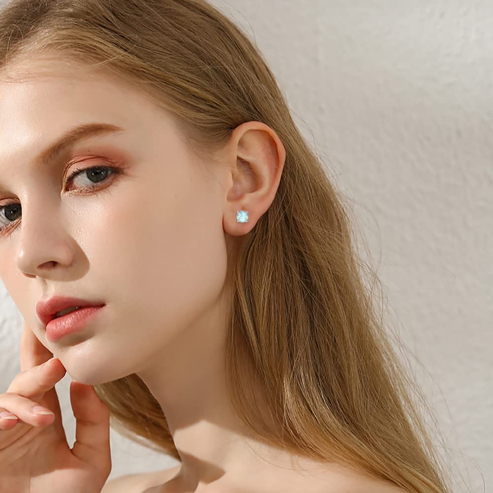 Earrings for Women Hypoallergenic 925 Sterling Silver Post Stud Earrings Sets for Multiple Piercing Jewelry Gift - QIAO Crystal我的商店QIAO Crystal