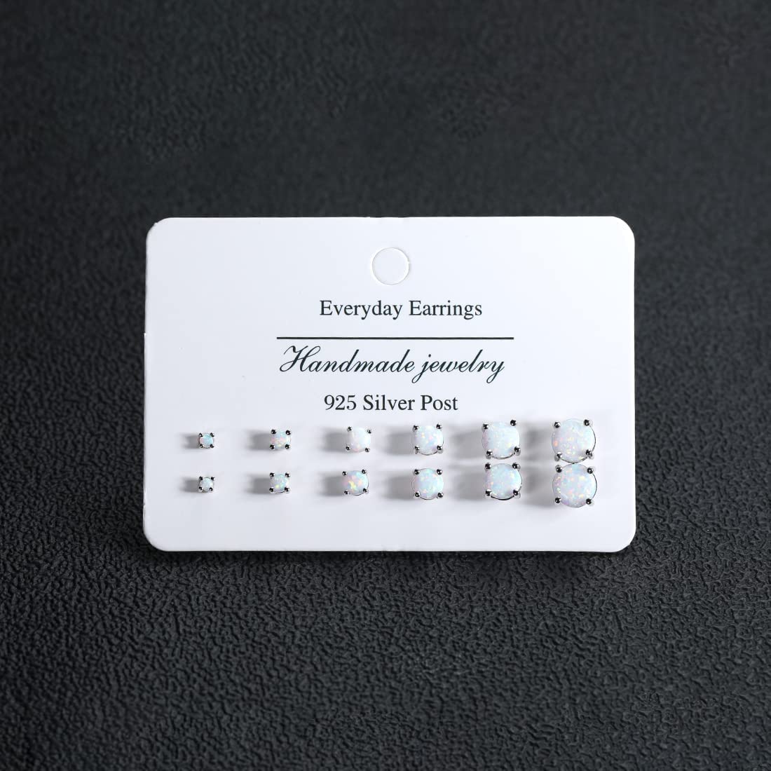 Earrings for Women Hypoallergenic 925 Sterling Silver Post Stud Earrings Sets for Multiple Piercing Jewelry Gift - QIAO Crystal我的商店QIAO Crystal